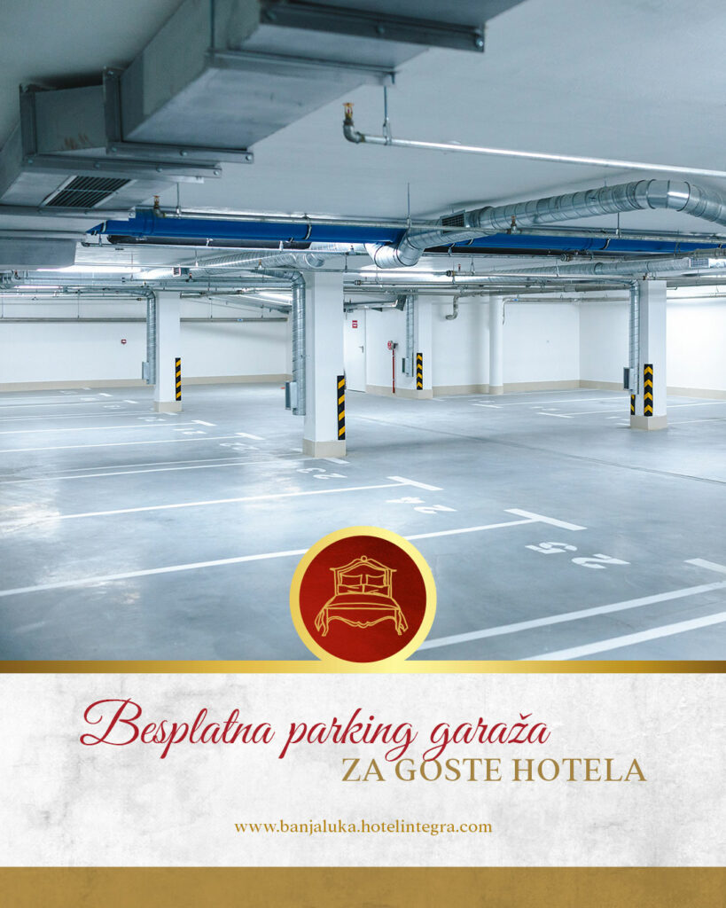 Podzemna parking garaža hotela Integra