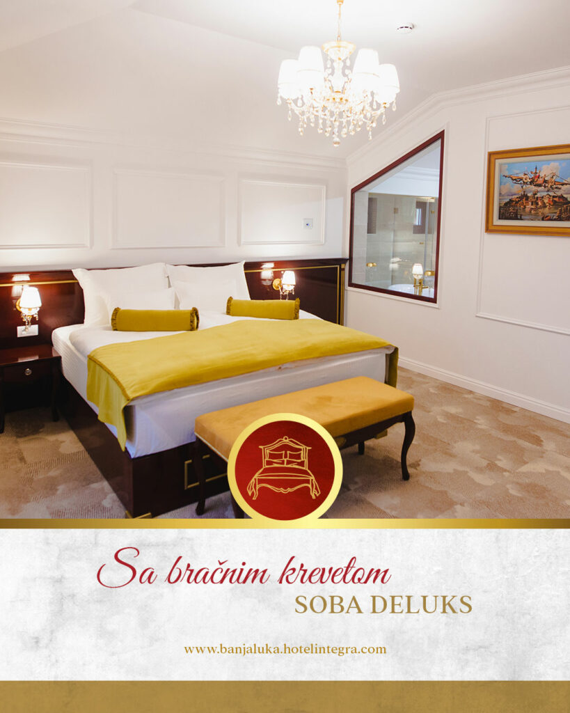 Hotel Integra u Banjaluci - Delux sa bračnim krevetom